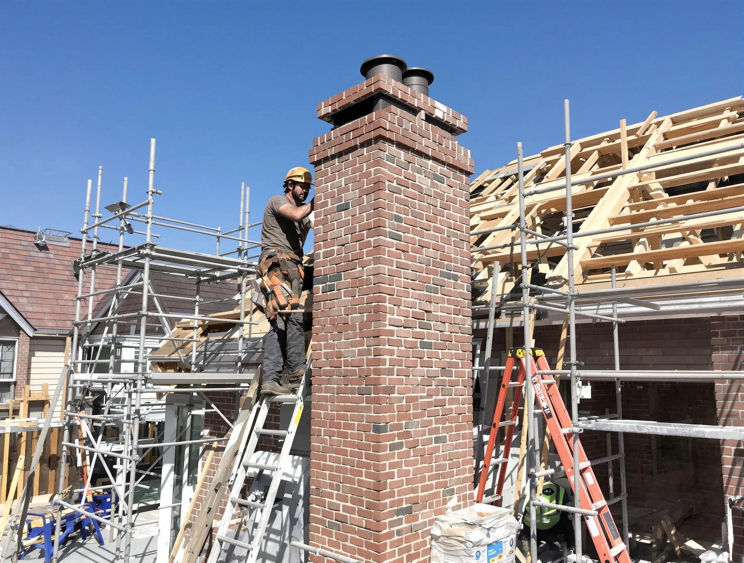 New chimney installation completed by Mansfield Chimney Sweep in Mansfield, MA