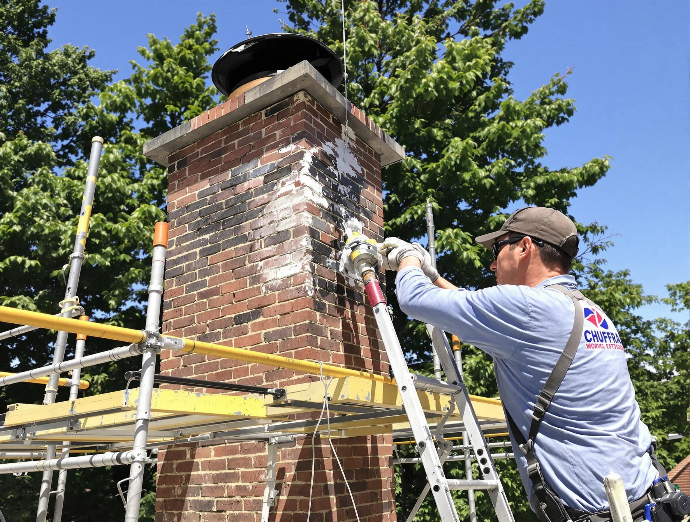 Structural chimney repair by Mansfield Chimney Sweep in Mansfield, MA