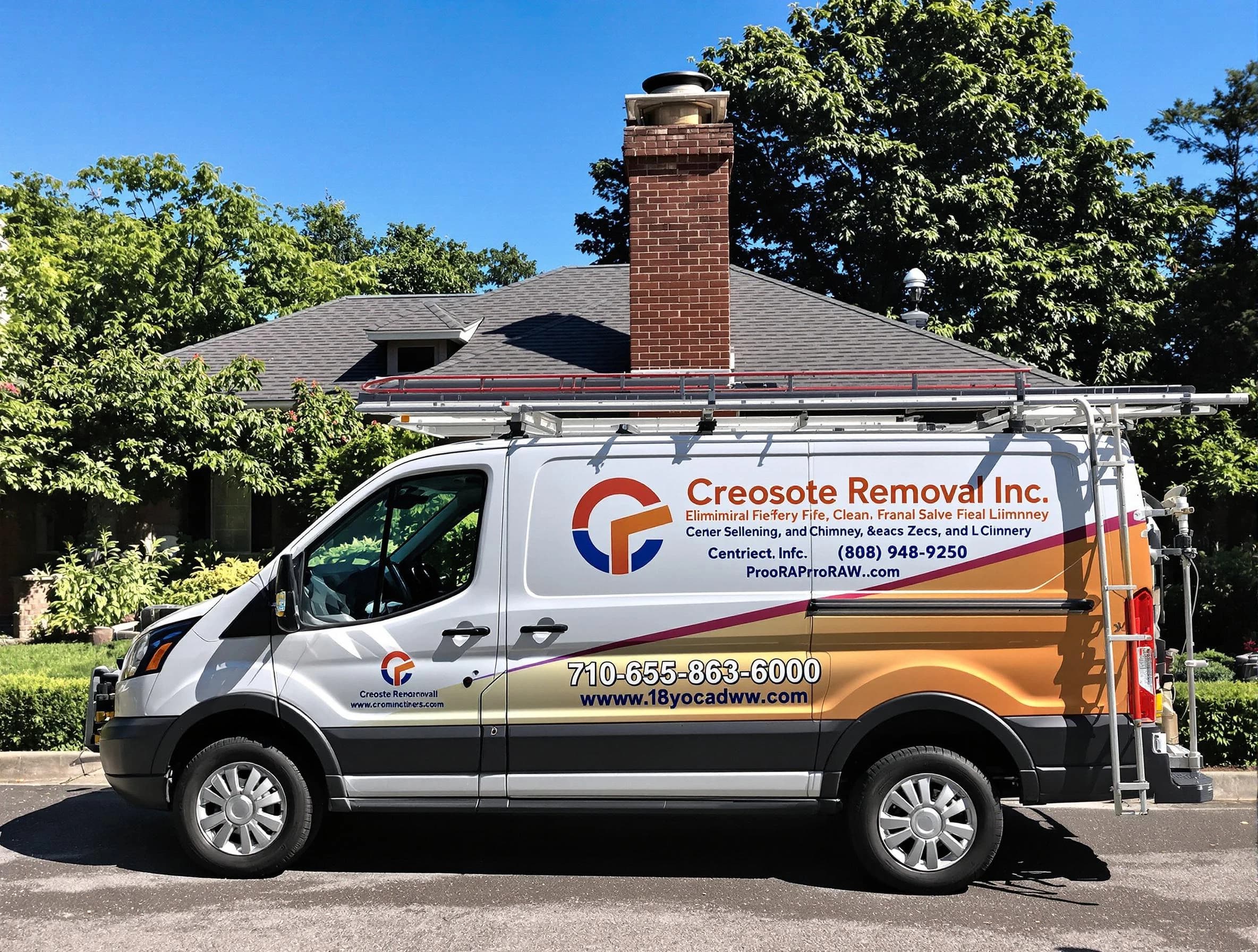 Mansfield Chimney Sweep technician removing creosote safely in Mansfield, MA
