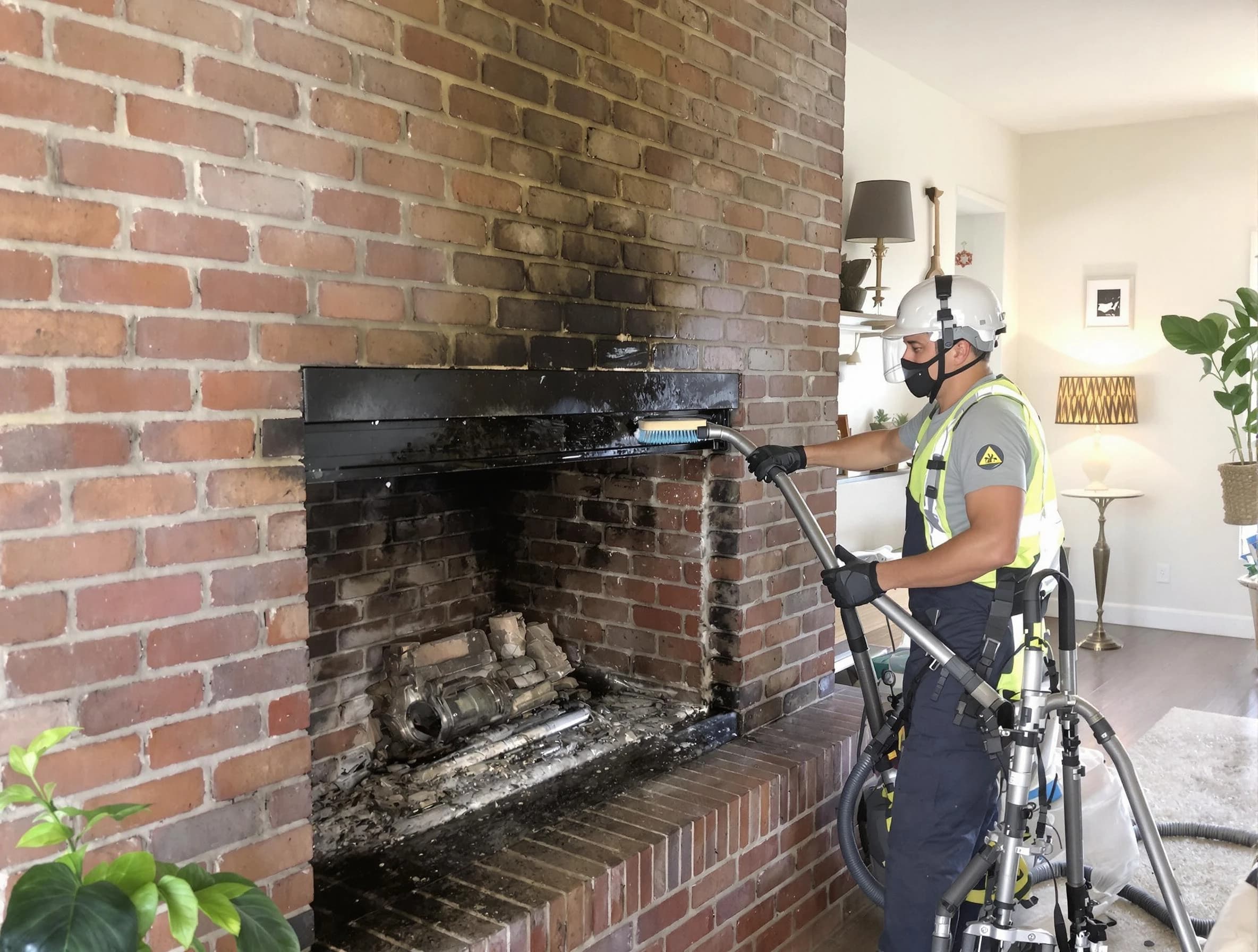 Mansfield Chimney Sweep providing fireplace cleaning services in Mansfield, MA