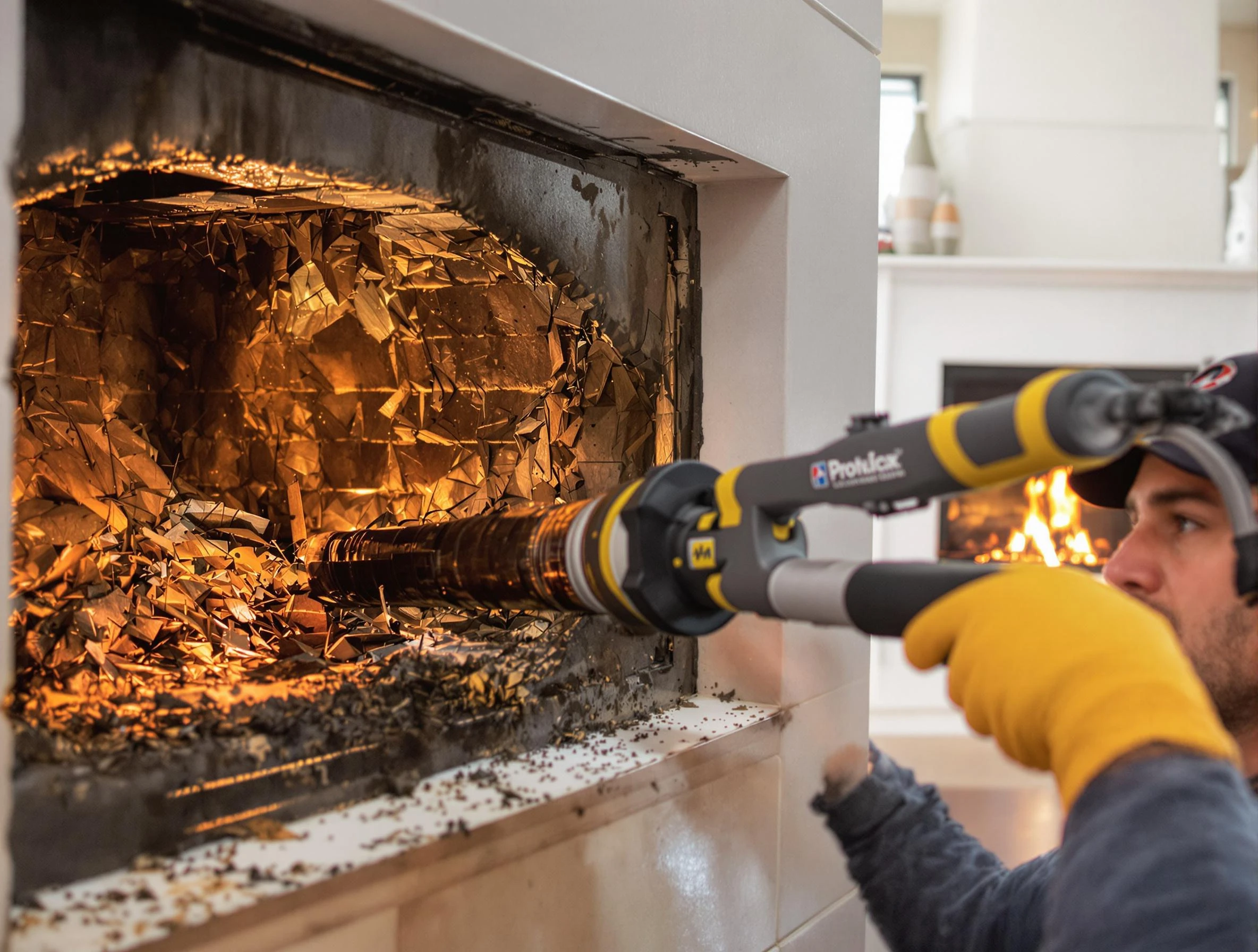 Professional chimney cleaning by Mansfield Chimney Sweep in Mansfield, MA