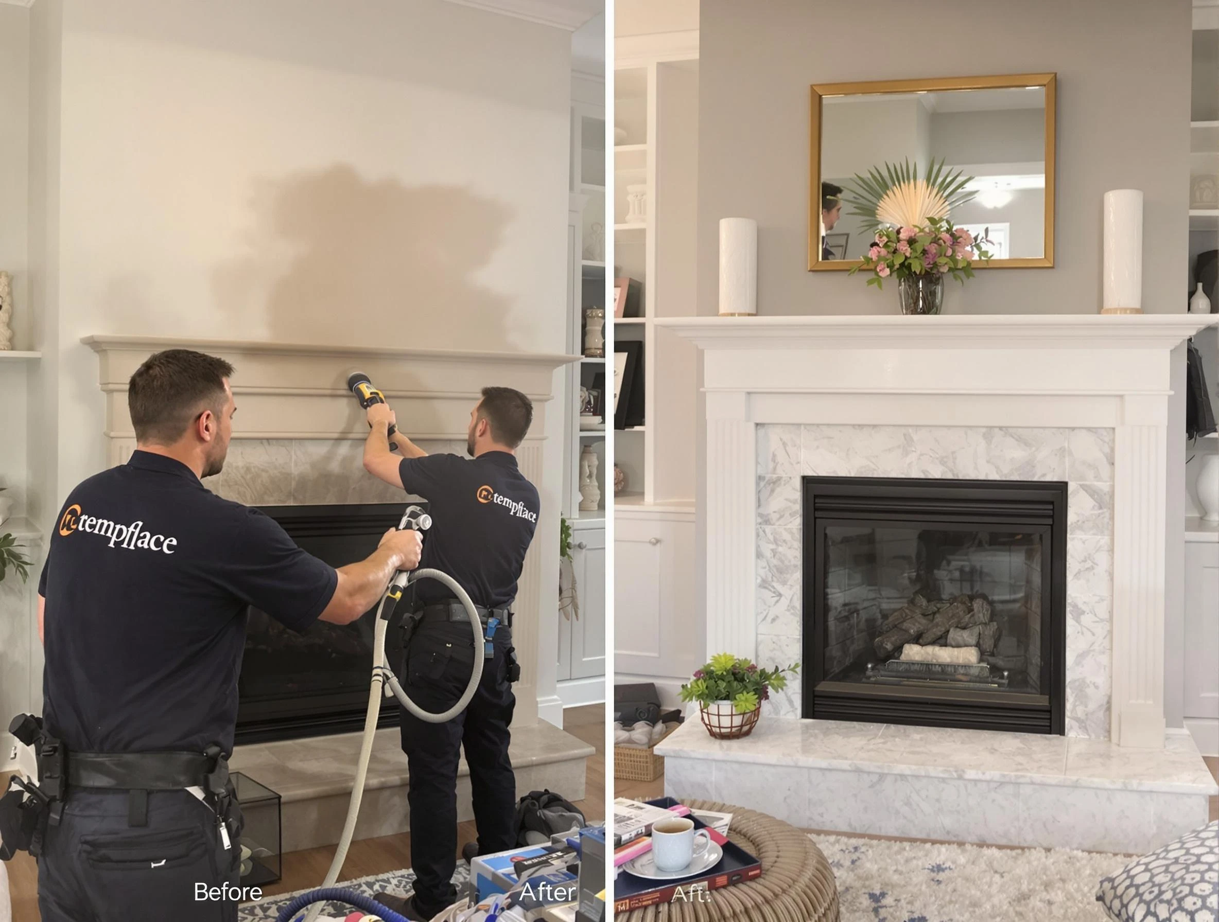 Professional soot removal by Mansfield Chimney Sweep team in Mansfield, MA